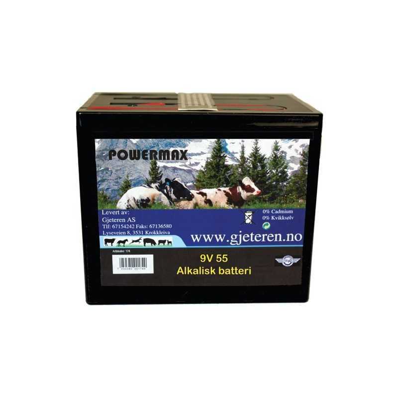 9 Volt 75 AMP High Energy Zink/luft