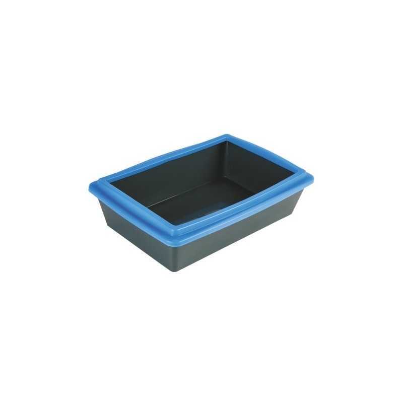 Kattedo med kant 51x35x13 cm ass farger