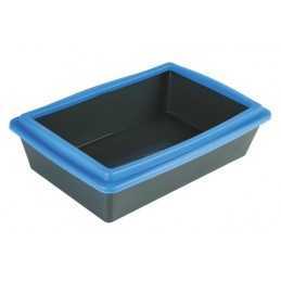 Kattedo med kant 51x35x13 cm ass farger
