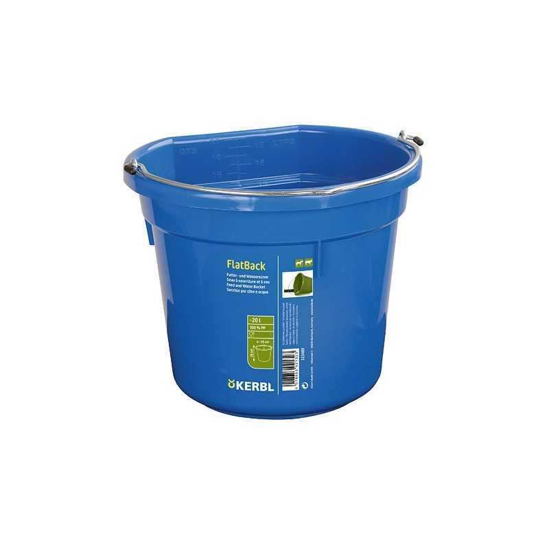 For og vannbøtte Flat 20L blå