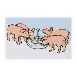 Piglet bowl 2l,stainless steel