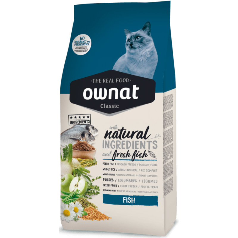 Ownat Classic Fisk Katt 4 kg