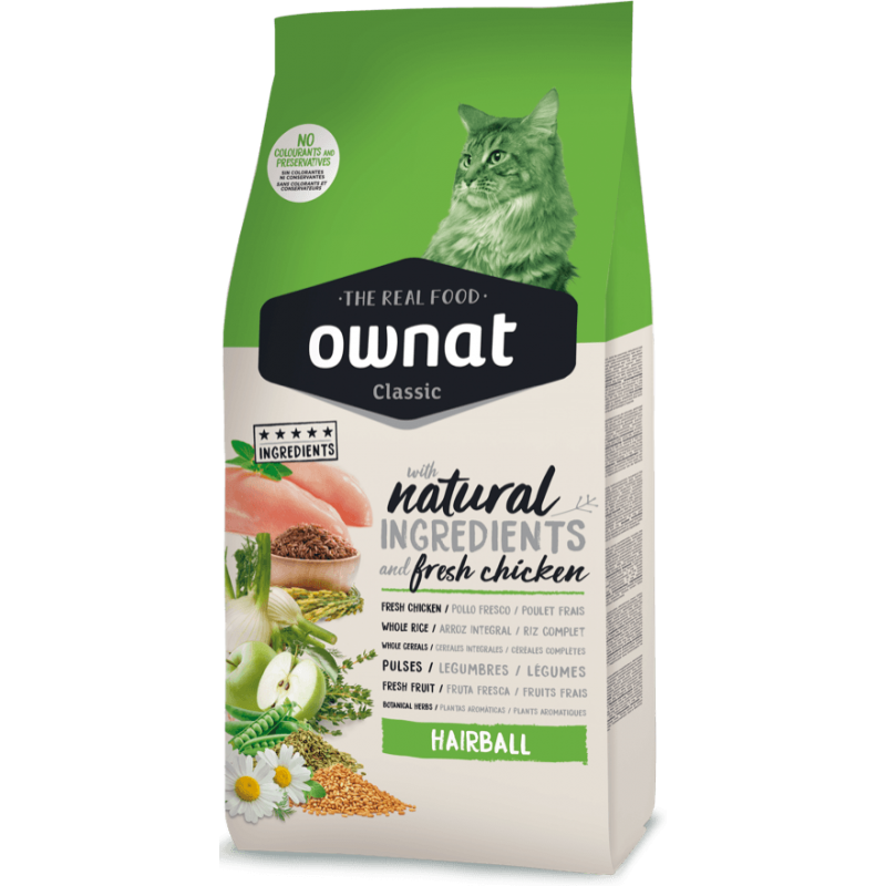 Ownat Classic Hairball Katt 4 kg