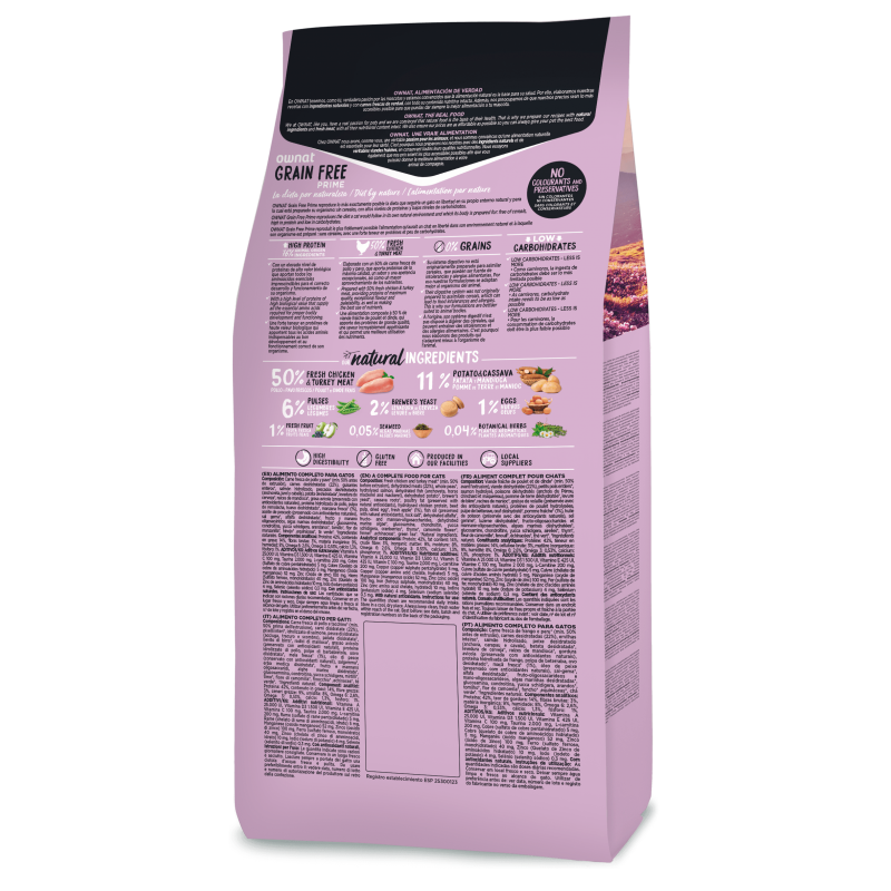 Ownat Grainfree Prime sterilisert katt 3kg