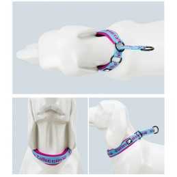 Truelove Halvstrup Bubblegum blå/rosa L 40-50cm