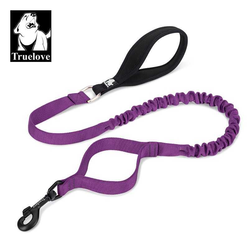Strikkbånd lilla 20mm 120-160cm med neopren håndtak