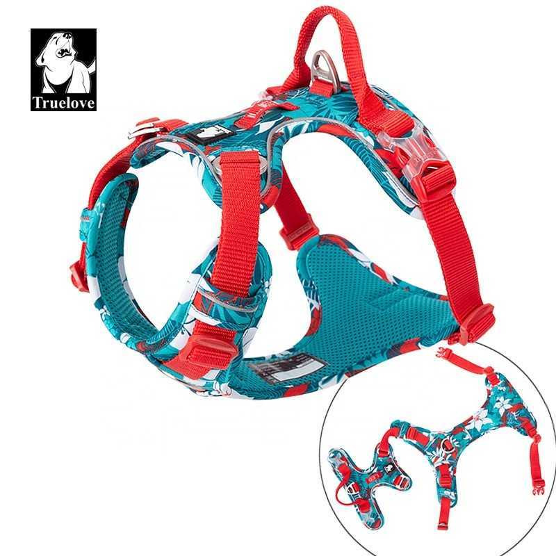 Truelove sele "X6" camo blå s (43-56cm)