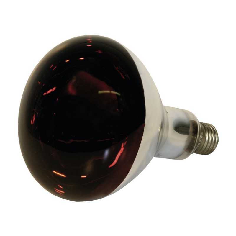 Kerbl varmepære hardglass 150W Rød.