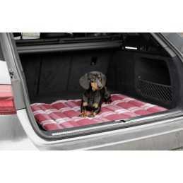 Travel Mat Royal Pets 80x60cm, brwon/red