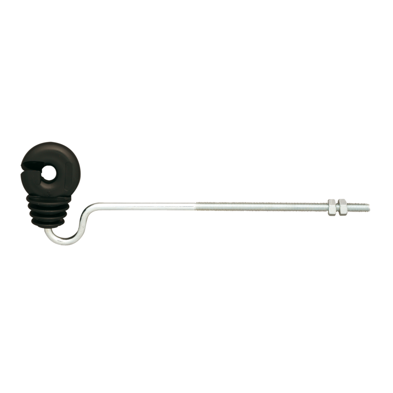 Avstandsisolator 220mm med 6mm og mutter Pose med 10 stk