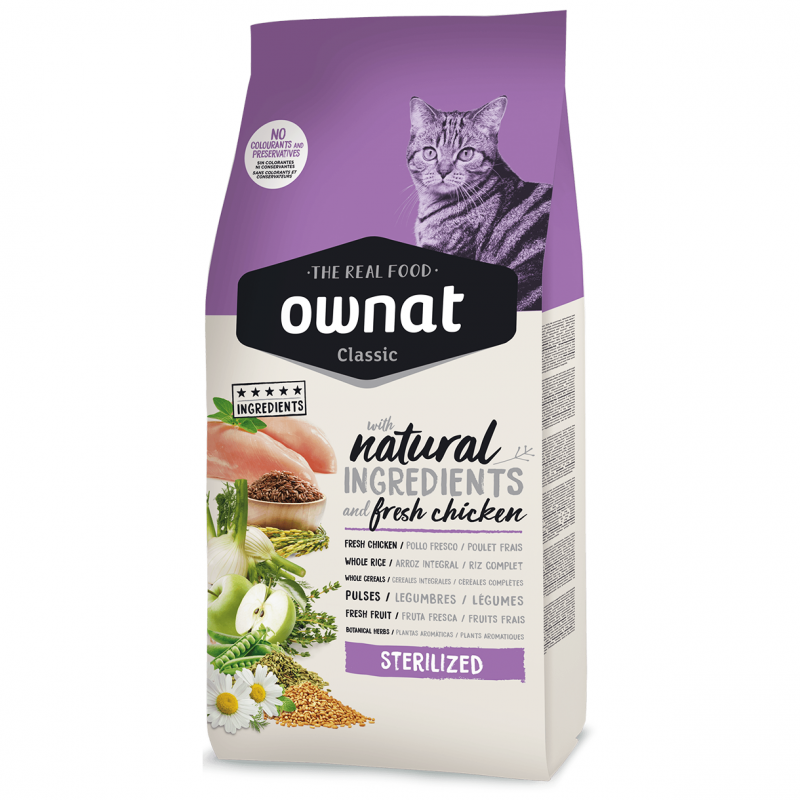 Ownat Classic Sterilized katt 15kg