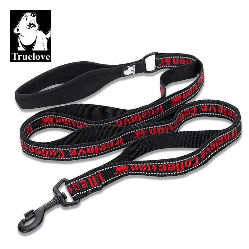 Truelove leiebånd 140cm x15mm Sort/rød