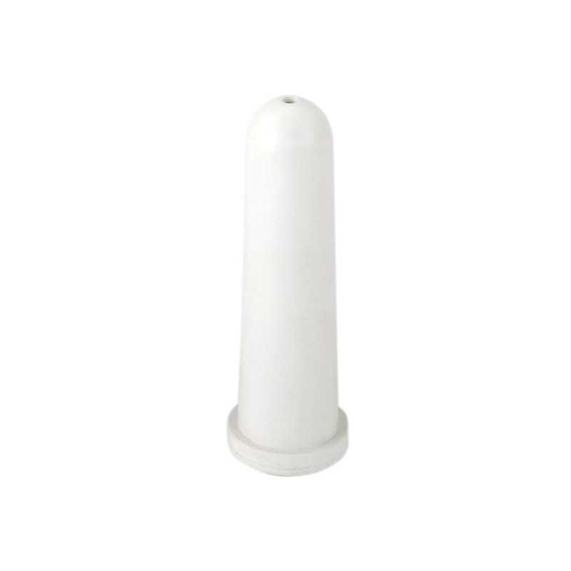 Løs smokk hvit 100mm Hull ikke X