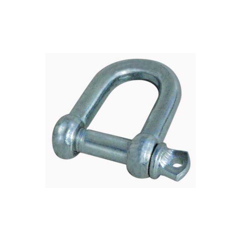 Sjakkel D type 6 mm galvansiert