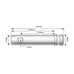 Lower Link Implement Pin (Cat. 2)
