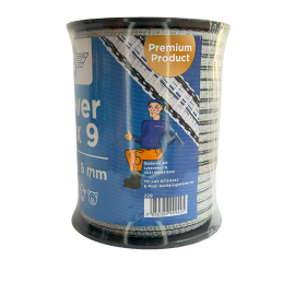 Powermax 9 leder 8mm 200M Premium bånd
