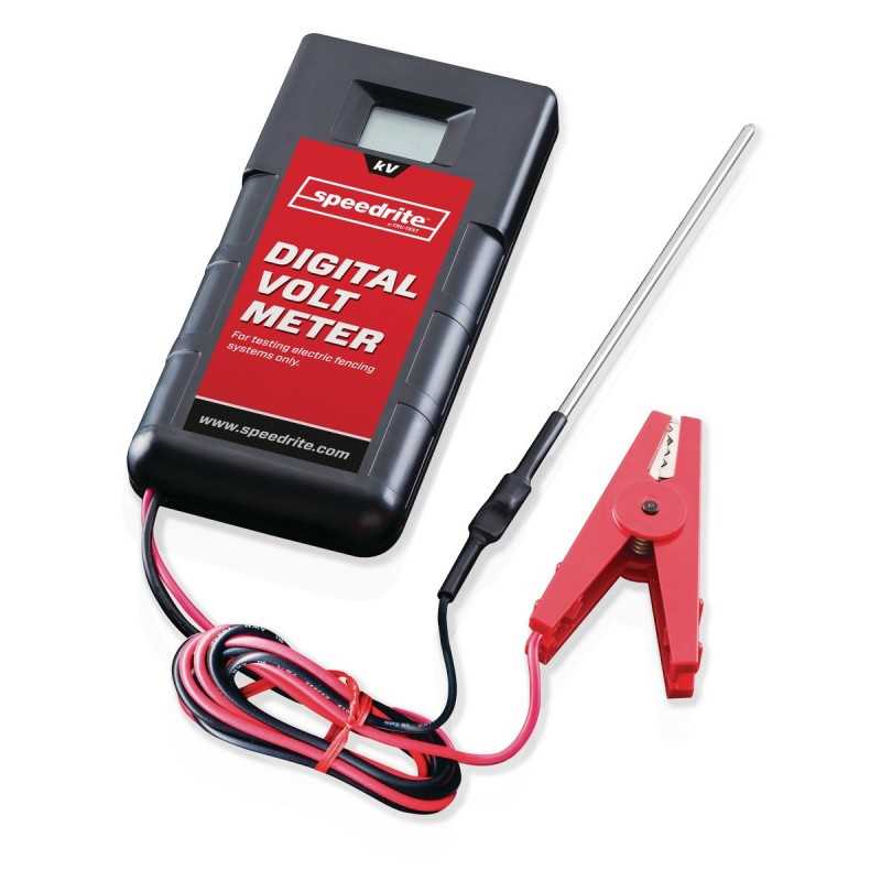 Digital Voltmeter with Earth Probe in Pouch