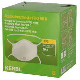 Maske FFP2/KN95, 10 stk Med ventil