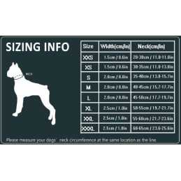Winheypet Halsbånd "YC1854" Army Green XXXLarge 60-65cm