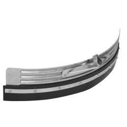 Møkkaskrape buet i galv stål. Buet 73 cm til 32mm skaft