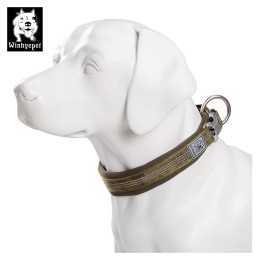 Winheypet Halsbånd "YC1854" Army Green XXSmal 28-30cm