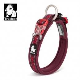 Truelove halsbånd neopren XXXL 60-65cm Burgunder