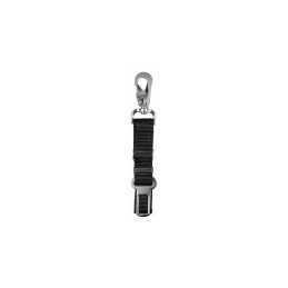 connection belt for safety harness black, 25 mm