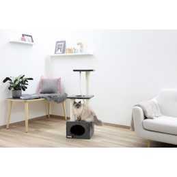 Klatretre PLATIN PRO, anthrazit, høyde: 109 cm