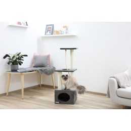 Klatretre PLATIN PRO, anthrazit, høyde: 109 cm