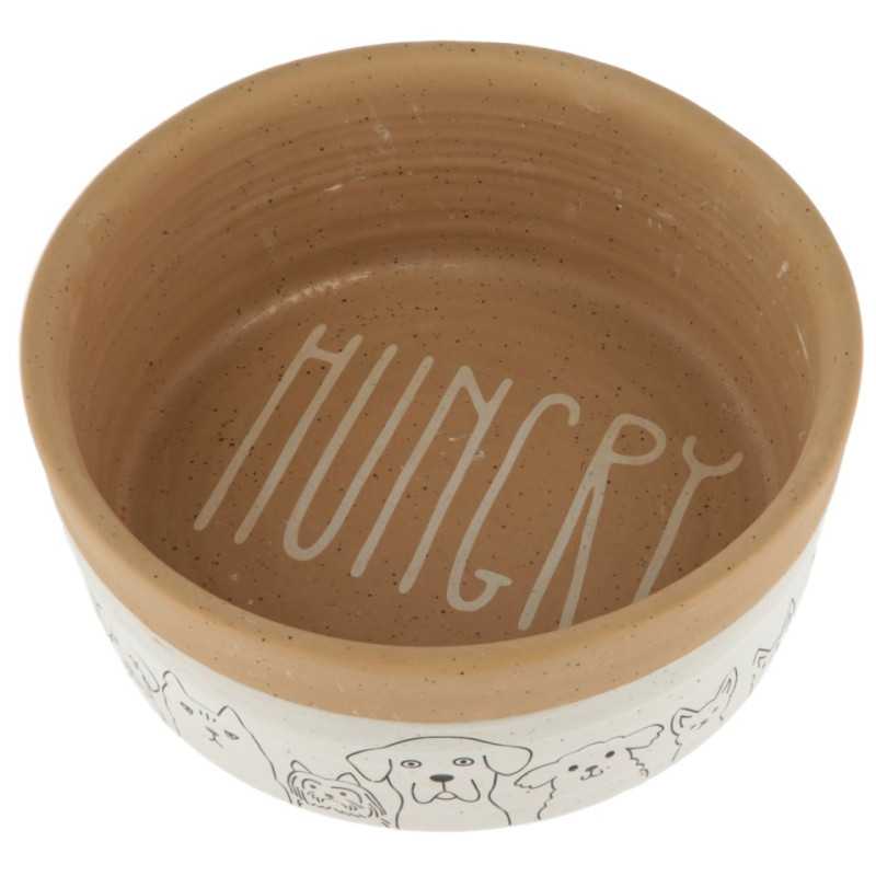 Matskål i keramikk 250 ml "hungry"