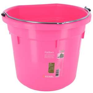 Fòr og vannbøtte Flat 20L Rosa