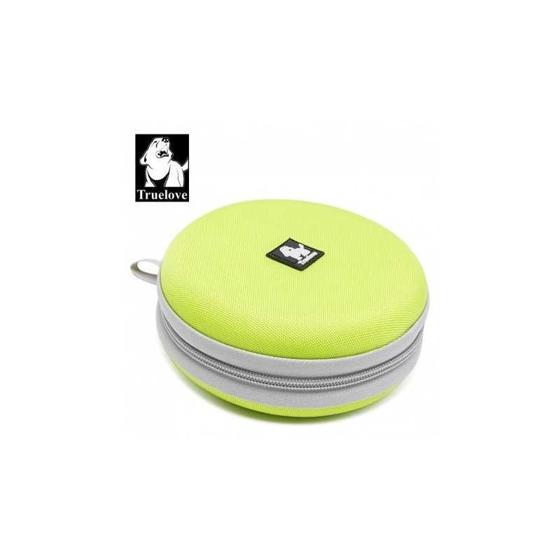 Truelove sammenleggbar matskål "Duo" nylon Neon Gul