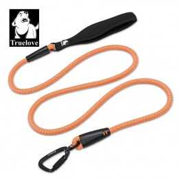 Leiebånd 180*0,8cm klatretau m/karabinkrok orange
